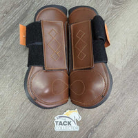 Pr Open Front Boots, Neoprene Lining, Velcro *xc, v.mnr scratches & residue
