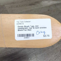 Dandy Brush *vgc, mnr residue/dirt, hair & bent bristles
