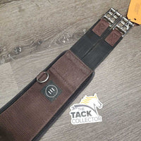 Nylon Girth, detach "SmartFabric" liner, 2x els *gc, clean, puckered, shrunk, weak velcro, rubs, mnr hair
