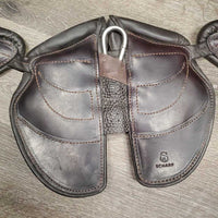 "Freedom Jump" Anatomical Sm. Belly Girth, 2x els, carabiner *vgc, mnr dirt/residue, rubs, scratches
