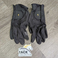 Synthetic Leather Riding Gloves *gc/fair, peeling, clean

