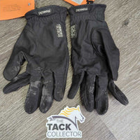 Synthetic Leather Riding Gloves *gc/fair, peeling, clean
