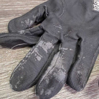 Synthetic Leather Riding Gloves *gc/fair, peeling, clean
