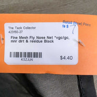 Fine Mesh Fly Nose Net *vgc/gc, mnr dirt & residue
