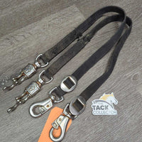 Pr Nylon Cross Ties, bull snap, quick release *gc/fair, stiff, clean, film, chews/dents, snags, puckered, faded
