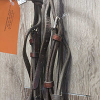Monocrown Rsd/Padded Bridle, Buckles *gc/fair, NO Noseband, clean, rubs, faded, stains
