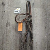 Monocrown Rsd/Padded Bridle, Buckles *gc/fair, NO Noseband, clean, rubs, faded, stains
