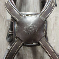 "Athens" Anatomical Figure 8 Bridle, "Chicago" rubber reins *xc/vgc, v.mnr dirt, scuffs
