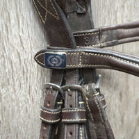 "Athens" Anatomical Figure 8 Bridle, "Chicago" rubber reins *xc/vgc, v.mnr dirt, scuffs
