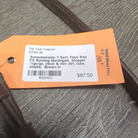 Soft Thick Rsd FS Running Martingale, Stopper *vgc/gc, clean & mnr dirt, rubs, xholes
