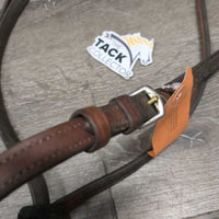Narrow Soft Rsd Standing Martingale, Stopper *gc/fair, scraped/peeled, dirt, xholes, creases, curled end, v.stained, slice
