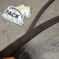 Narrow Soft Rsd Standing Martingale, Stopper *gc/fair, scraped/peeled, dirt, xholes, creases, curled end, v.stained, slice
