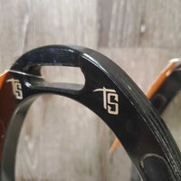 "Turin Hunting" Pr Aluminum Stirrup Irons, spikes *vgc, dirt, residue, scuffs, scratches
