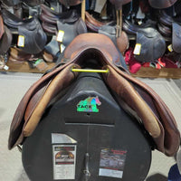 NEEDS OPENING: Rivets LOOSE?broken-R, Headplate- OFF to R *CC Saddle, 1x bg, navy nylon Antares cvr, pr Antares lthrs, nylon air bag strap
