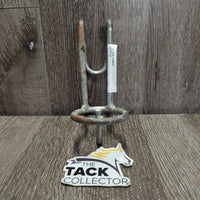 Hvy Metal Bucket Hook *gc/fair, scraped, peeled, oxidized, rust, stains
