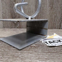 Over the Fence/Stall Metal Bucket Holder *gc, widened, scrapes, peeled, rubs, scratches
