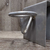 Over the Fence/Stall Metal Bucket Holder *gc, widened, scrapes, peeled, rubs, scratches
