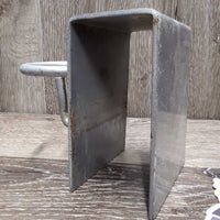 Over the Fence/Stall Metal Bucket Holder *gc, widened, scrapes, peeled, rubs, scratches
