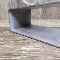 Over the Fence/Stall Metal Bucket Holder *gc, widened, scrapes, peeled, rubs, scratches
