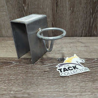Over the Fence/Stall Metal Bucket Holder *gc, widened, scrapes, peeled, rubs, scratches
