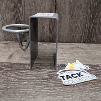Over the Fence/Stall Metal Bucket Holder *gc, widened, scrapes, peeled, rubs, scratches
