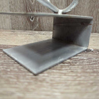 Over the Fence/Stall Metal Bucket Holder *gc, widened, scrapes, peeled, rubs, scratches
