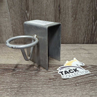 Over the Fence/Stall Metal Bucket Holder *gc, widened, scrapes, peeled, rubs, scratches
