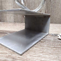 Over the Fence/Stall Metal Bucket Holder *gc, widened, scrapes, peeled, rubs, scratches
