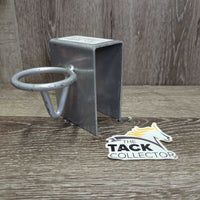 Over the Fence/Stall Metal Bucket Holder *gc, widened, scrapes, peeled, rubs, scratches
