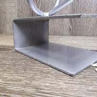 Over the Fence/Stall Metal Bucket Holder *gc, widened, scrapes, peeled, rubs, scratches
