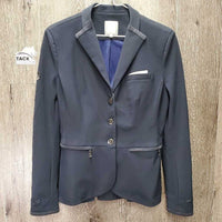 Technical Show Jacket, bling, suede *vgc, mnr dust, residue, cuff rubs, faded?
