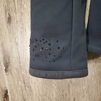 Technical Show Jacket, bling, suede *vgc, mnr dust, residue, cuff rubs, faded?
