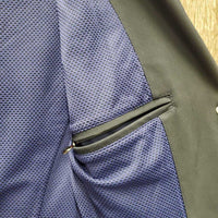 Technical Show Jacket, bling, suede *vgc, mnr dust, residue, cuff rubs, faded?
