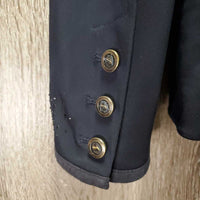 Technical Show Jacket, bling, suede *vgc, mnr dust, residue, cuff rubs, faded?
