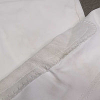 Euro Seat Breeches *vgc, discolroed & stained seat/legs, older, seam puckers
