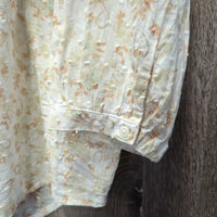 3/4 Sleeve Light Summer Blouse *gc, crinkles, mnr rubs
