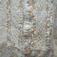3/4 Sleeve Light Summer Blouse *gc, crinkles, mnr rubs
