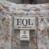 3/4 Sleeve Light Summer Blouse *gc, crinkles, mnr rubs
