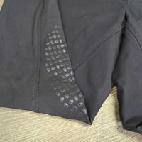 Euro Seat Breeches *gc, peeled knee stickies, mnr faded, snags & seam puckers
