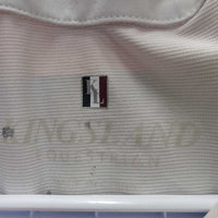 LS Show Shirt, 1/3 Snap Up, snap collar *gc, rubs, pills, peeled logo, mnr stains & threads
