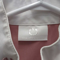 Perforated?Mesh Jersey Zip Short Sleeve Competition Show Shirt, 1/3 Zip Up *xc/like new

