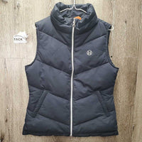 Puffy Vest, zipper, bling pockets *xc/like new
