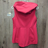 Rider's Vest, High Collar - Hood, Zipper, Magnets, Back Zipper *xc/like new
