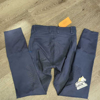 Sticky Full Seat Breeches *gc, faded, mnr puckers, seat/legs discolored & stains
