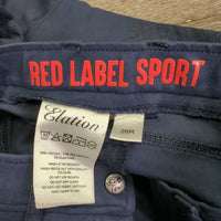 Sticky Full Seat Breeches *gc, faded, mnr puckers, seat/legs discolored & stains
