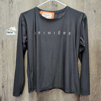 LS Light T Shirt *vgc, mnr cracking logos
