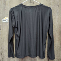 LS Light T Shirt *vgc, mnr cracking logos
