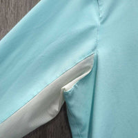 LS Sun Show Shirt, 21/4 Snap Up, attached snap collar, mesh sleeves *xc/vgc, mnr stains
