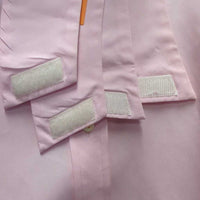 LS Show Shirt, 2 Velcro Collars *xc/vgc, stained collar edges, mnr loose button threads
