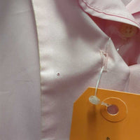 LS Show Shirt, 2 Velcro Collars *xc/vgc, stained collar edges, mnr loose button threads
